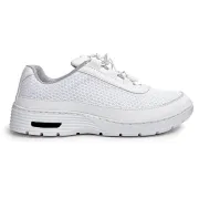 Pantofi de protecție profesionali HF100, mărimea 36, cu șireturi elastice, albi (pereche)