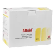 Mască chirurgicală AFLUID 4 straturi tip IIR cu șnururi, rezistentă la stropire cu lichide, albastru deschis (cutie 600 buc)
