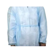 Halat de protecție de unică folosință PP 25 g/m², impermeabil, mărimea L, nesteril (cutie 100 buc)