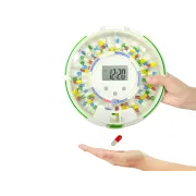 Dispenser automat de medicamente cu Bluetooth și 28 compartimente
