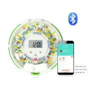 Dispenser automat de medicamente cu Bluetooth și 28 compartimente