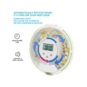 Dispenser automat de medicamente cu Bluetooth și 28 compartimente