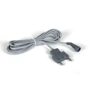 Cablu bipolar din silicon pentru electrobisturiu, conector US, 3 m, compatibil GIMA MB 120F/200D/F/300D/400D, Valleylab, EMC, Dolley