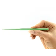 Curetă auriculară Micro Loop cu vârf rigid 3 mm, verde (cutie 50 buc)