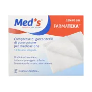 Comprese sterile din bumbac hidrofil 18 × 40 cm (cutie 12 buc)