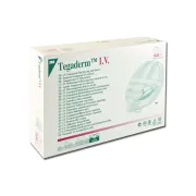 Pansament transparent Tegaderm 3M IV 8,5 × 10,5 cm pentru linii centrale (cutie 50 buc)