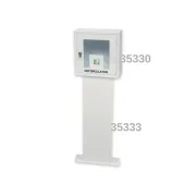 Stâlp de susținere pentru dulap alb 35330-1 (1 buc)