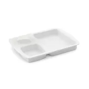Tavă compartimentată pentru transport containere și deșeuri spitalicești 35 × 24,5 × 4,4 cm (cutie 24 buc)
