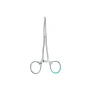 Pensetă hemostatică Halsted Mosquito anatomică curbă 12,5 cm, sterilă, de unică folosință Peha (cutie 25 buc)