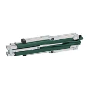 Pat de campanie pliabil GIMA, aliaj de aluminiu, verde