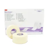 Bandă adezivă chirurgicală elastică 3M Microfoam 25 mm × 5 m (cutie 12 buc)