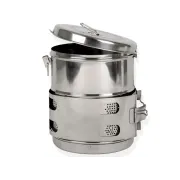 Tambur de sterilizare din inox AISI304, diametru 190 mm, înălțime 240 mm (1 buc)