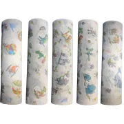 Rolă hârtie pediatrică decorată 2 straturi microgofrat 46 m × 50 cm (9 role)