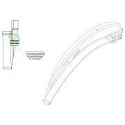 Lamă laringoscop de unică folosință cu fibră optică McIntosh nr. 5 – adult extra large (cutie 10 buc)