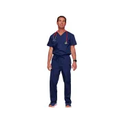 Set uniformă medicală Cherokee Originals unisex mărimea M albastru navy (1 set)