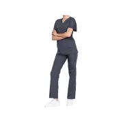 Set bluză și pantaloni medicali Cherokee Originals unisex XL gri pewter (1 set)
