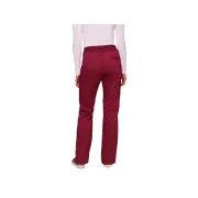 Pantaloni medicali damă Cherokee Revolution cu elastic în talie, mărimea XXS, culoare wine (1 buc)
