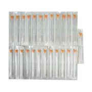 Ac spinal BD Quincke Point 25G 0,5 × 90 mm portocaliu pentru anestezie spinală, steril (cutie 25 buc)