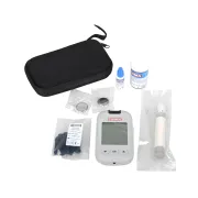 Glucometru Gima mg/dL, kit complet cu 10 teste și soluție de control (1 buc)