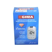 Glucometru Gima mg/dL, kit complet cu 10 teste și soluție de control (1 buc)