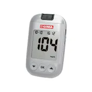 Glucometru Gima mg/dL cu manual în limbile IT, DE, GR, Arabic, kit complet cu 10 teste (1 buc)