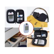Glucometru Gima mg/dL cu manual în limbile IT, DE, GR, Arabic, kit complet cu 10 teste (1 buc)