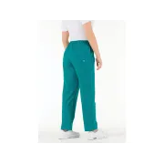 Pantaloni medicali unisex din bumbac 100% verde, mărimea XXL