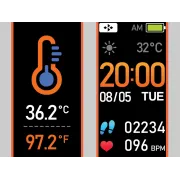Brățară fitness Fitband Plus cu monitorizare 6 parametri de sănătate și 5 activități sportive