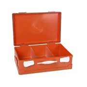 Cutie de depozitare din plastic goală 395 × 270 × 135 mm cu separatoare