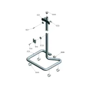 Suport pentru purificator de aer Gima Air Cleaner cod 36510