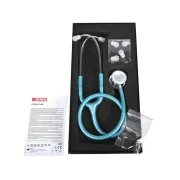 Stetoscop Gima Evolve cu cap dublu, tub cu sclipici verde ceai (1 buc)