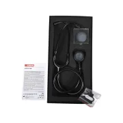 Stetoscop Gima Evolve cu cap dublu, finisaj integral negru (1 buc)