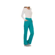 Pantaloni medicali damă Cherokee Revolution cu elastic, mărimea XS, albastru teal (1 buc)