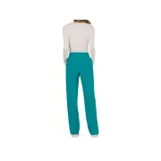 Pantaloni medicali damă Cherokee Revolution cu elastic, mărimea L, albastru teal (1 buc)