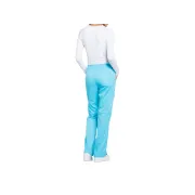 Pantaloni medicali damă Cherokee Revolution cu elastic, mărimea S, turcoaz (1 buc)