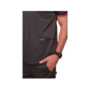 Bluză medicală bărbați Cherokee Revolution cu decolteu în V, mărimea XL, culoare pewter