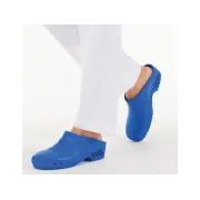 Saboți profesionali GIMA fără perforații, talpă antiderapantă, albastru electric, mărimea 34 (pereche)