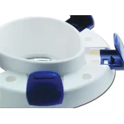 Înălțător toaletă Clipper cu sistem de prindere cu clipsuri, înălțime 11 cm