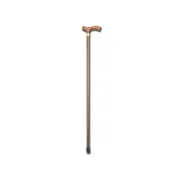 Baston din lemn de fag Raffaello cu mâner în T pentru bărbați, maro, 92 cm (1 buc)