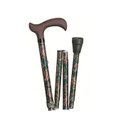 Baston pliabil din aluminiu cu model cashmere, reglabil 86–96 cm