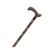 Baston pliabil din aluminiu cu model cashmere, reglabil 86–96 cm