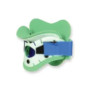 Guler cervical de prim ajutor din două piese pentru adulți gât subțire 50–54 cm, albastru (1 buc)