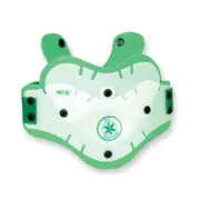 Guler cervical de prim ajutor din două piese pentru adulți gât înalt 56–60 cm, verde (1 buc)