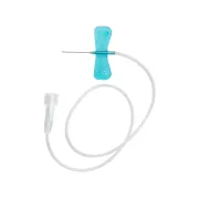 Set de perfuzie cu aripioare Terumo Surflo 23G – 0,6 × 19 mm, albastru, steril (cutie 50 buc)