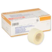 Bandă adezivă Leukopor 9,2 m × 25 mm pentru piele sensibilă (cutie 12 buc)
