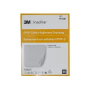 Pansament antimicrobian Inadine 3M cu iodopovidonă 10%, 5 × 5 cm (cutie 25 buc)