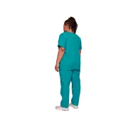 Bluză medicală damă Cherokee Originals cu decolteu în V, mărimea M, albastru turcoaz