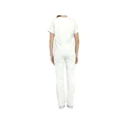 Bluză medicală Cherokee Originals cu decolteu în V pentru femei, mărimea S, culoare albă