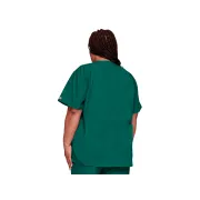 Bluză medicală unisex Cherokee Originals cu guler în V, mărimea XL, verde vânătoare