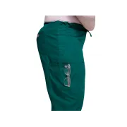 Pantaloni medicali cargo unisex Cherokee Originals, mărimea S, culoare hunter green